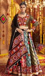 Impressive Multi Color Viscose Fabric Designer Lehenga