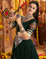 Impressive Green Color Viscose Fabric Designer Lehenga
