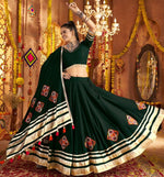 Impressive Green Color Viscose Fabric Designer Lehenga