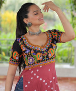 Amazing Black Color Rayon Fabric Designer Kurti