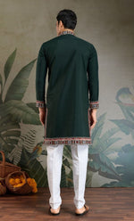 Amazing Voilet Color Viscose Fabric Mens Kurta
