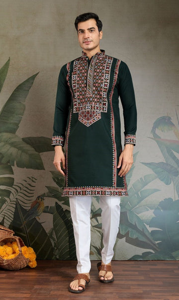 Amazing Voilet Color Viscose Fabric Mens Kurta