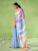 Ideal Multi Color Cotton Fabric Casual Saree