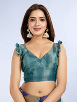 Ideal Multi Color Cotton Fabric Casual Saree