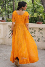 Amazing Yellow Color Georgette Fabric Designer Kurti