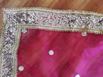 Dazzling Magenta Color Satin Fabric Wedding Lehenga