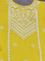 Amazing Yellow Color Georgette Fabric Plazzo Suit