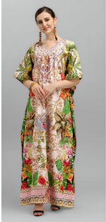 Amazing Cream Color Crepe Fabric Indowestern