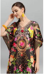 Amazing Black Color Crepe Fabric Indowestern