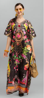 Amazing Black Color Crepe Fabric Indowestern