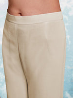 Amazing Cream Color Chiffon Fabric Designer Suit
