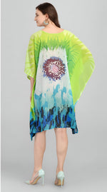 Dazzling Multi Color Georgette Fabric Kaftan