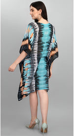 Amazing Blue Color Georgette Fabric Kaftan