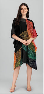 Beautiful Black Color Georgette Fabric Indowestern