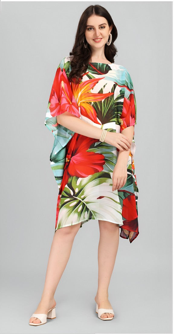 Beautiful Multi Color Georgette Fabric Indowestern