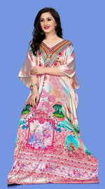 Amazing Pink Color Satin Fabric Indowestern