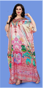 Amazing Pink Color Satin Fabric Indowestern