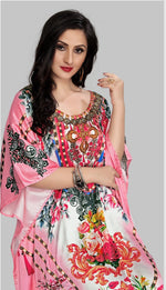 Amazing Pink Color Satin Fabric Indowestern