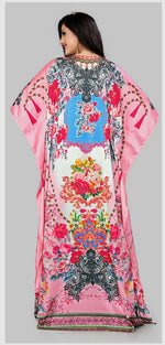 Amazing Pink Color Satin Fabric Indowestern