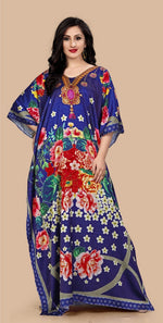 Amazing Blue Color Satin Fabric Indowestern
