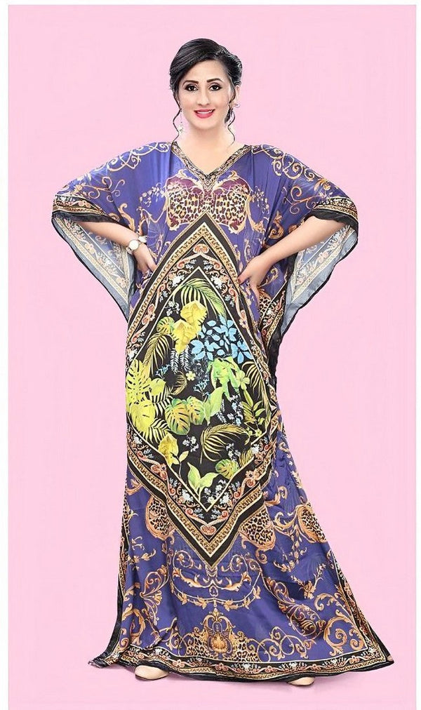 Lovely Blue Color Satin Fabric Indowestern