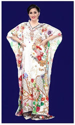 Lovely White Color Satin Fabric Indowestern