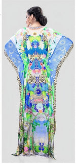 Lovely Blue Color Satin Fabric Indowestern