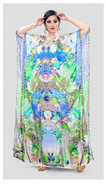 Lovely Blue Color Satin Fabric Indowestern