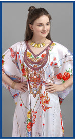 Amazing White Color Georgette Fabric Indowestern