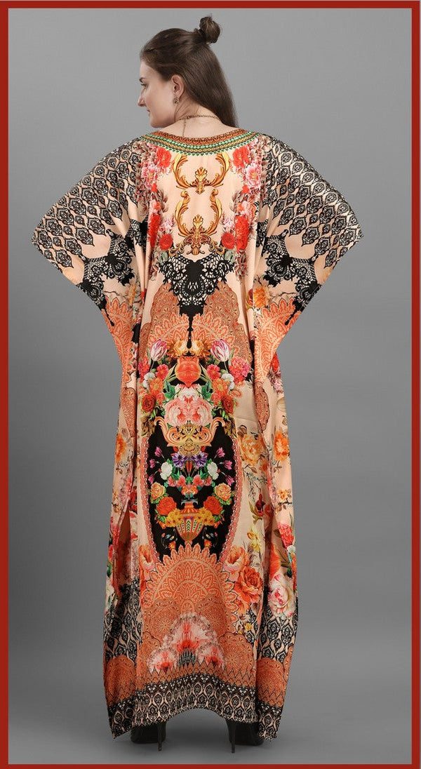 Amazing Peach Color Georgette Fabric Indowestern