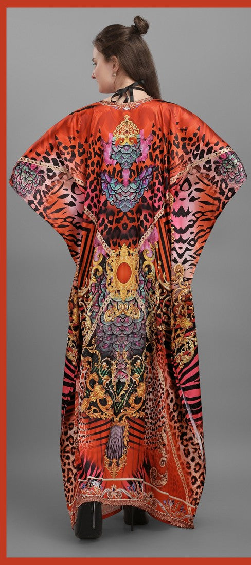 Amazing Red Color Georgette Fabric Indowestern