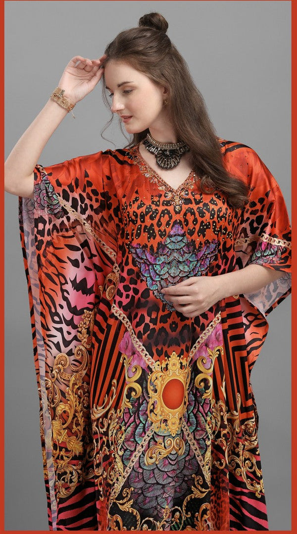 Amazing Red Color Satin Fabric Indowestern
