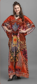 Amazing Red Color Georgette Fabric Indowestern