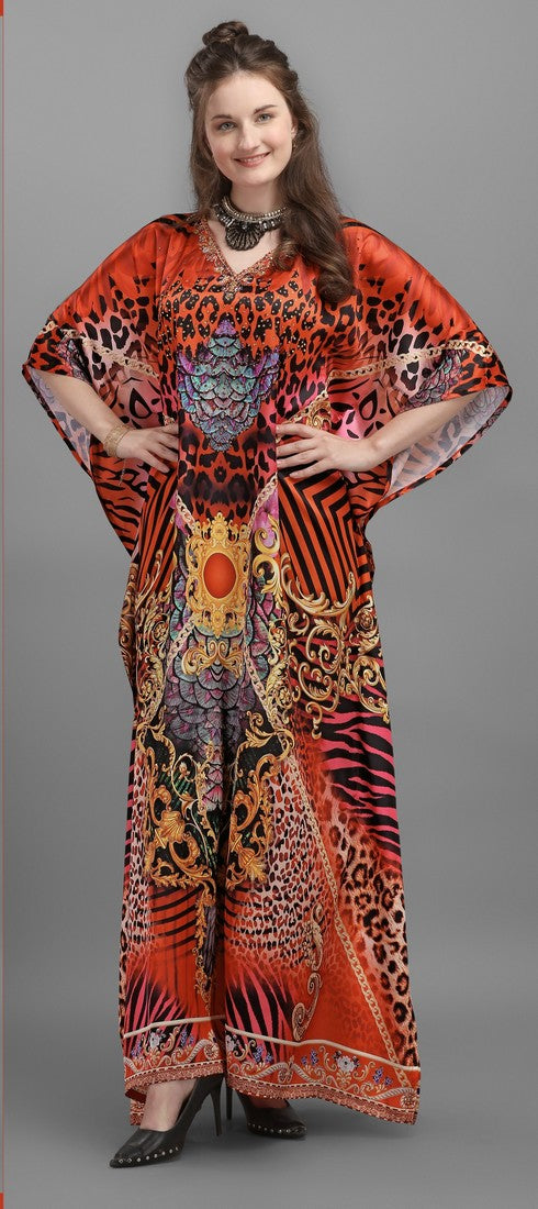 Amazing Red Color Georgette Fabric Indowestern