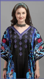 Amazing Black Color Satin Fabric Indowestern