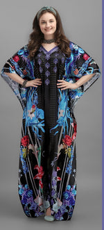 Amazing Black Color Georgette Fabric Indowestern