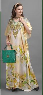 Amazing Cream Color Satin Fabric Indowestern