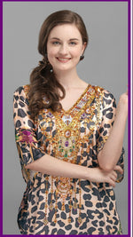 Amazing Brown Color Georgette Fabric Indowestern