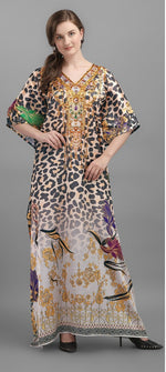 Amazing Brown Color Georgette Fabric Indowestern