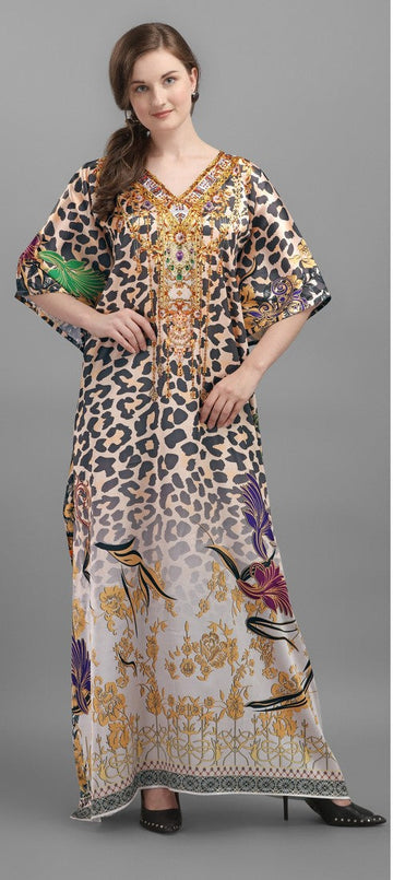 Amazing Brown Color Georgette Fabric Indowestern