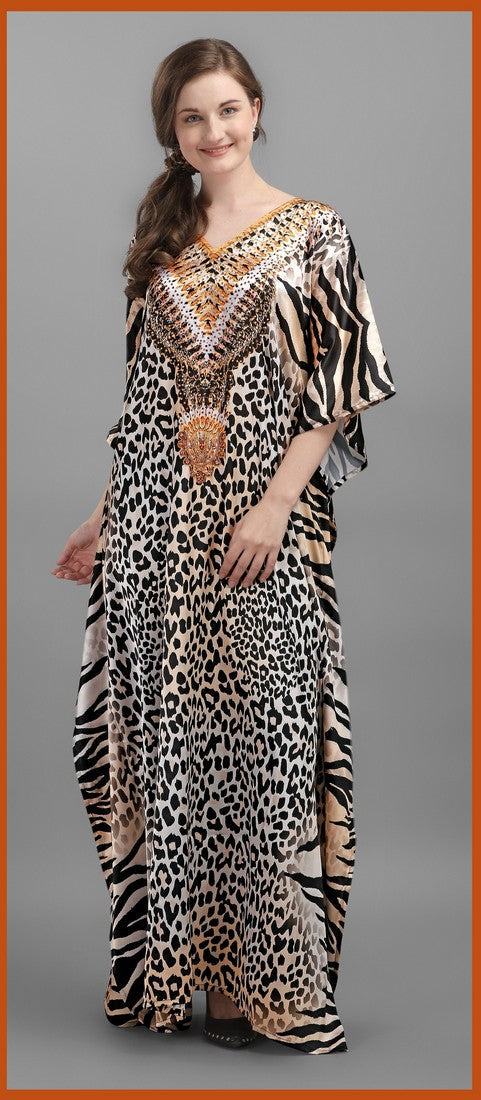 Amazing Brown Color Georgette Fabric Indowestern