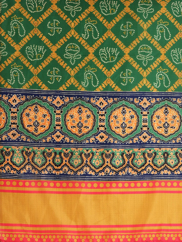 Amazing Multi Color Satin Fabric Designer Lehenga