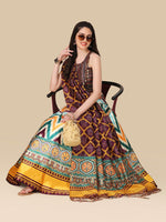 Amazing Multi Color Satin Fabric Designer Lehenga
