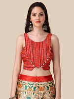 Dazzling Multi Color Satin Fabric Designer Lehenga