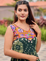 Amazing Green Color Georgette Fabric Gown