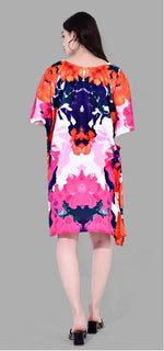 Beautiful Multi Color Polyester Fabric Kaftan