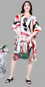 Beautiful White Color Polyester Fabric Kaftan