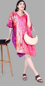 Beautiful Multi Color Polyester Fabric Kaftan