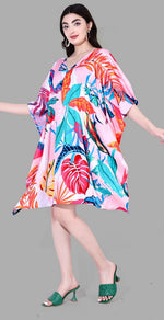 Beautiful Multi Color Polyester Fabric Kaftan