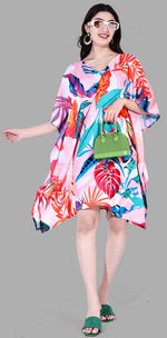 Beautiful Multi Color Polyester Fabric Kaftan